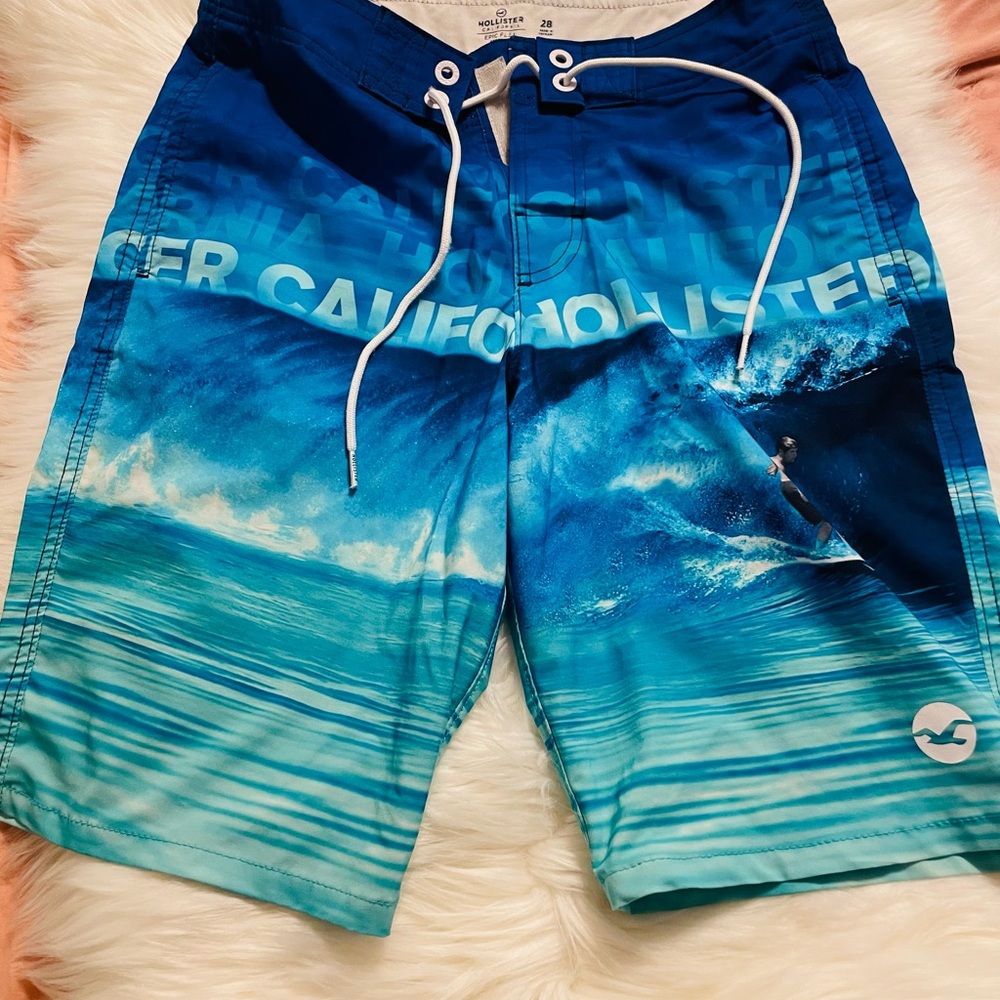 Hollister swim trunks size 28 epic flex stretch
